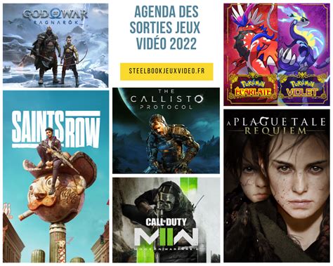 Maj Le Agenda Des Sorties Jeux Vid O Steelbook Jeux Vid O