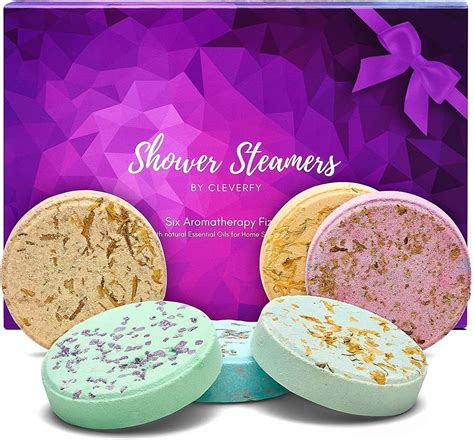 Cleverfy Shower Steamers Aromatherapy Variety Pack Of 6