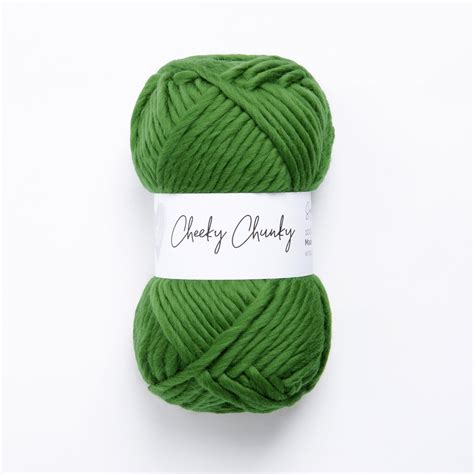 Forest Green Super Chunky Yarn Cheeky Chunky Yarn By Wool Couture