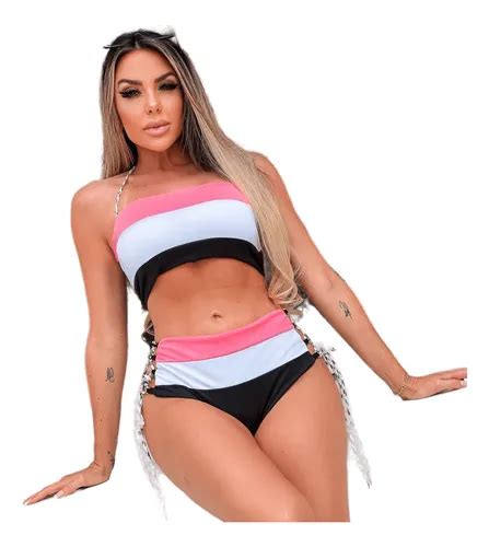 Biquini Top Faixa Calcinha Hot Pants Cintura Alta Suquini MercadoLivre