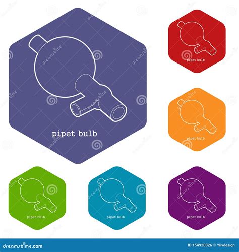 Pipet Bulb Icon Outline Stock Vector Illustration Of Pharmacy 154920326