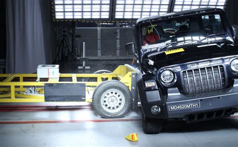 Exclusive Mahindra Thar Scores Stars In Global Ncap Crash Test