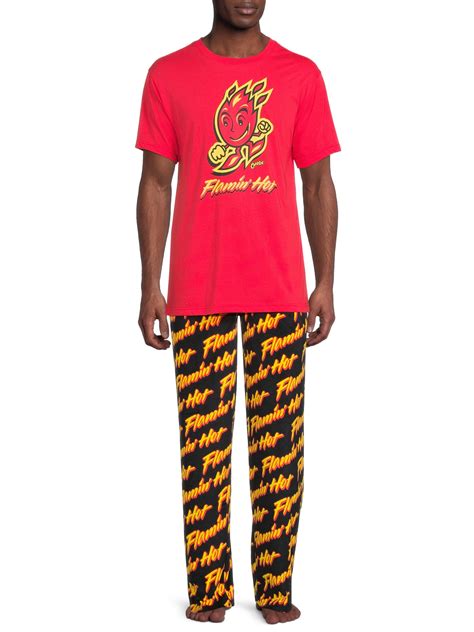 Buy Cheetos Flamin Hot Mens Sleepwear Set Piece Sizes S Xl Online At Lowest Price In India