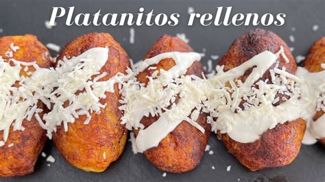 Platanitos Rellenos De Queso Molotes De Pl Tano Macho En Casa Con