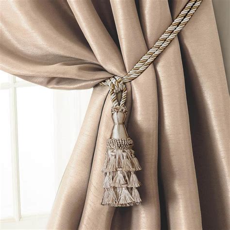 Top 50 Beautiful Floral Tassel Beaded Curtain Tie Back Ideas