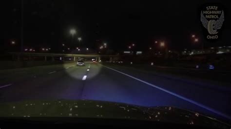 Wrong Way Driver On I 480 Almost Hits State Trooper Head On