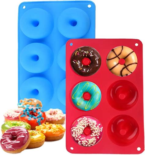 Selecto Bake Silicone Donut Molds 18 Cavity Doughnut Mould Non Stick