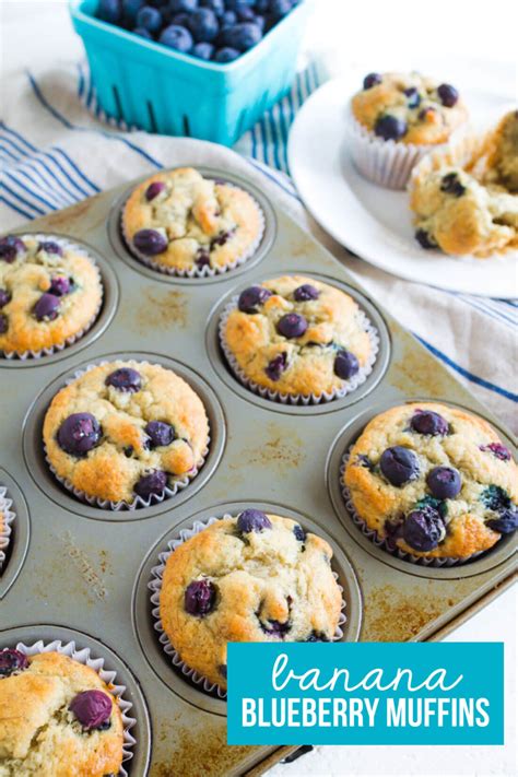 Banana Blueberry Muffins Artofit