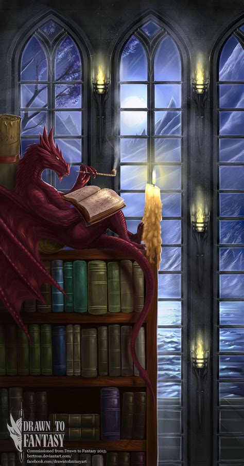 Wyrnn The Bookwyrm Commission By Bertross On Deviantart Dragon