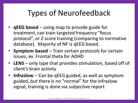 Neurofeedback Presentation Slides — Weimer Neurofeedback Denver