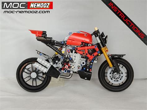 LEGO MOC DUCATI Monster V4 by MOC NEMOOZ | Rebrickable - Build with LEGO