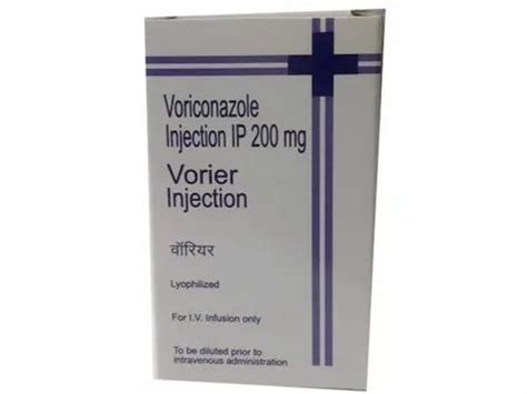 Vorier Voriconazole 200mg Injection Prescription Treatment Serious