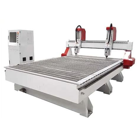 Two Heads Model Cnc Router Machine With Vacuum Table Cnc Router And