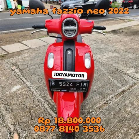 Yamaha Fazzio Neo Th 2022 Plat Bekasi Lacak Harga