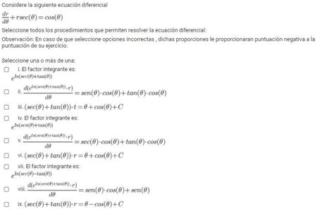 Solved Ii Considere La Siguiente Ecuaci N Diferencial Dr Chegg