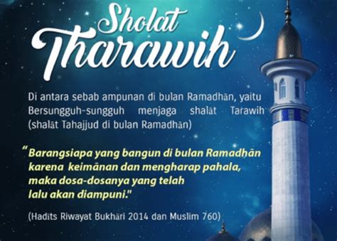 Fadhilah Sholat Tarawih Hari Pertama Sampai Terakhir Cara