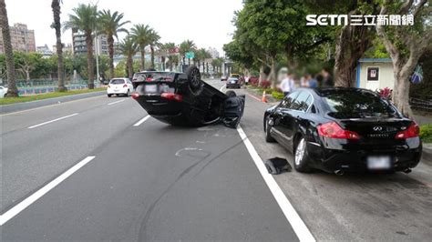 你累了嗎？疑疲勞恍神釀禍 男子自撞路邊轎車翻車 社會 三立新聞網 Setn