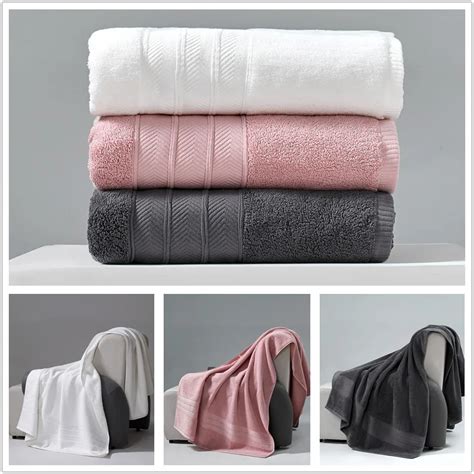 1pc 100 Cotton Bath Towel Toallas De Ba O Para El Cuerpo 90x180 Size Thicken Beach