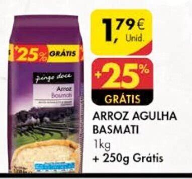 Promo O Arroz Agulha Basmati Kg Em Pingo Doce