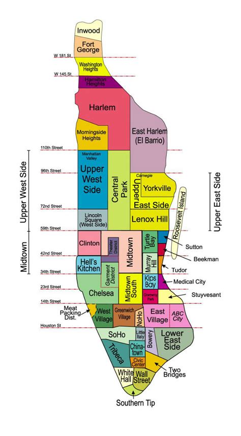 I Quartieri Di Manhattan New York Quali Sono Mappa Cosa Vedere