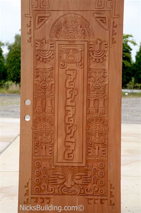 Carved Doors Exterior Hand Carved Mahogany Doors