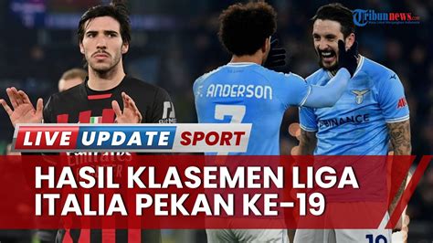 Rekap Hasil Lengkap Update Klasemen Dan Top Skor Liga Italia Pekan