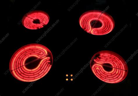 Halogen hob - Stock Image - C016/4673 - Science Photo Library