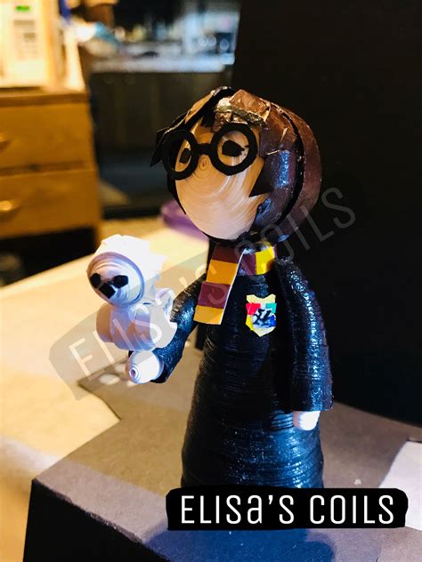 Quilled Harry Potter Figurine