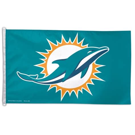 Miami Dolphins Flag 3x5 Uncommon Usa Sports Team Flags Nfl Flags