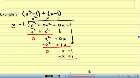 Pre Calculus 23 Polynomials And Synthetic Division Long Division