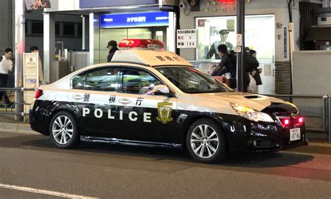 Subarulegacy Japanpolice Tokyometropolitanpolice Shinjuku Subaru