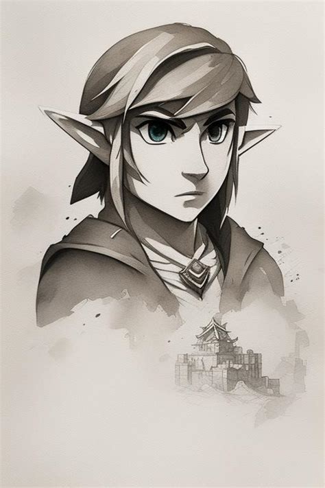 Polycrumbs Link From Legend Of Zelda Wind Waker Portrait