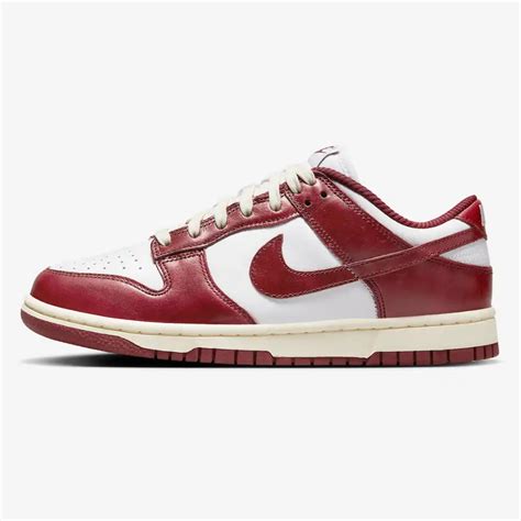 Nike Dunk Low Prm Vintage Team Red Droper