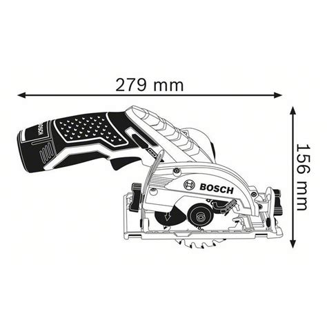 Аккумуляторная циркулярная пила GKS 12V-26 Bosch Professional ...