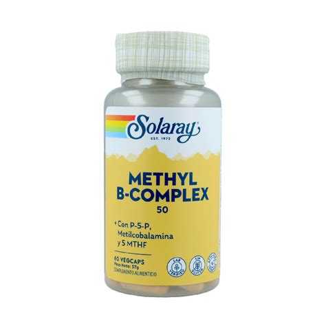 Methyl B Complex 50 60 Cáps Solaray Natura24