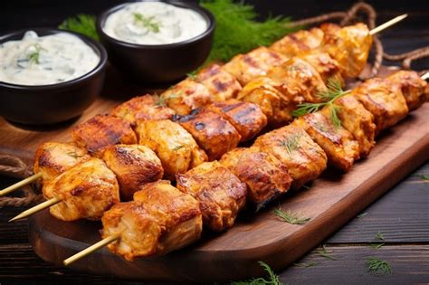Premium Photo Fried Chicken Kebab