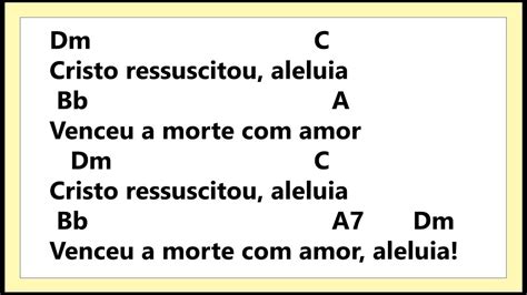 CRISTO RESSUSCITOU ALELUIA CANTO DE ABERTURA OU FINAL TEMPO PASCAL