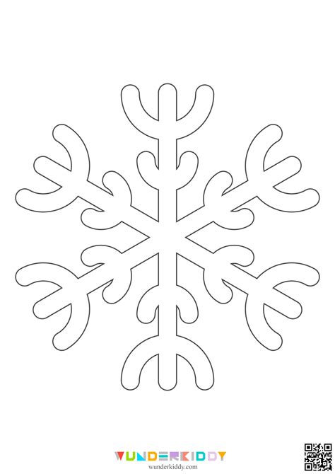 Printable Stencil Patterns Snowflake Small And Large Templates