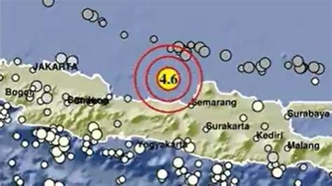 Gempa Bumi Magnitudo 4 6 Guncang Wilayah Batang Jawa Tengah Infobatang