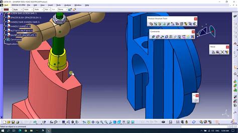 Catia Shaper Tool Head Assembly For Beginners Youtube