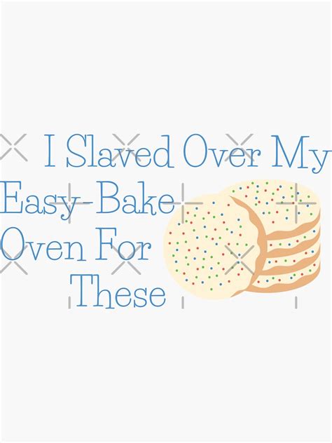 Easy Bake Oven Nostalgia Sticker For Sale By Rubyowl Redbubble