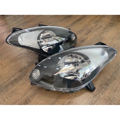 Perodua Myvi Lama Head Lamp Smoke Set Hitam Baru Lampu Depan Besar