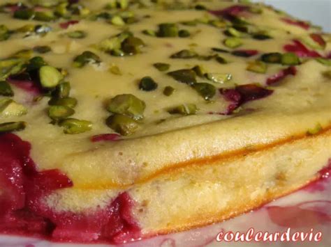 Clafoutis Ricotta Framboises Pistaches Recette Ptitchef