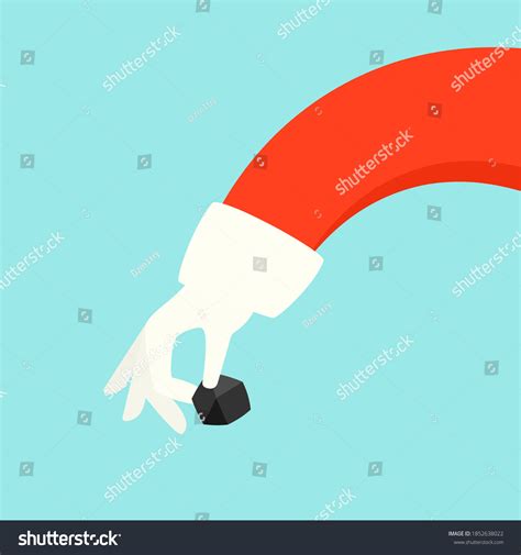 Santa Coal Illustration Clipart Image Stock Vector (Royalty Free ...