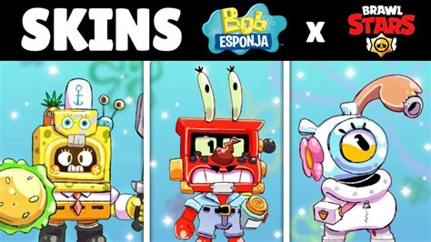 Skins De Bob Esponja En Brawl Stars Conceptos Youtube