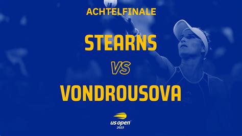 US Open 2023 P Stearns USA Vs M Vondrousova CZE 9