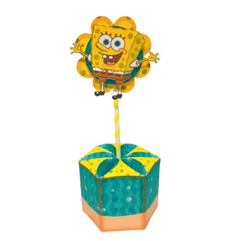 Centro De Mesa Bob Esponja Elo7 Produtos Especiais