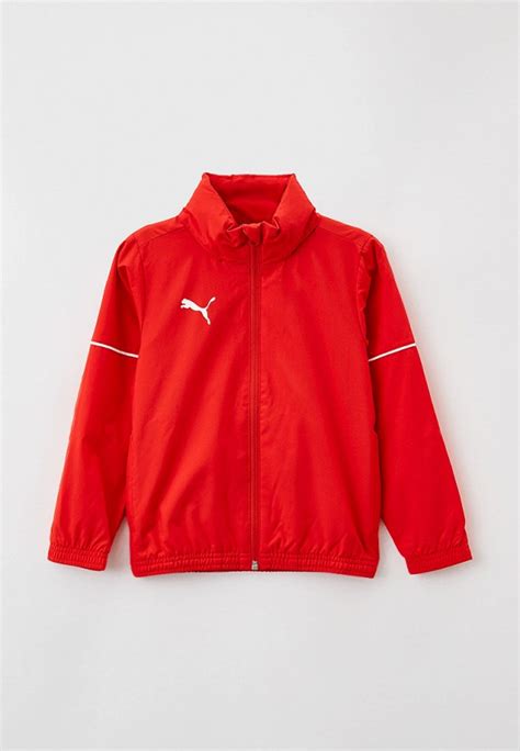 Ветровка PUMA teamGOAL Rain Jacket Core Jr цвет красный RTLABR199001