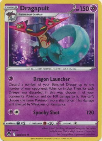 Dragapult 089 195 Holo Rare Playset