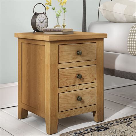 Three Posts North Castle Solid Wood Bedside Table And Reviews Uk